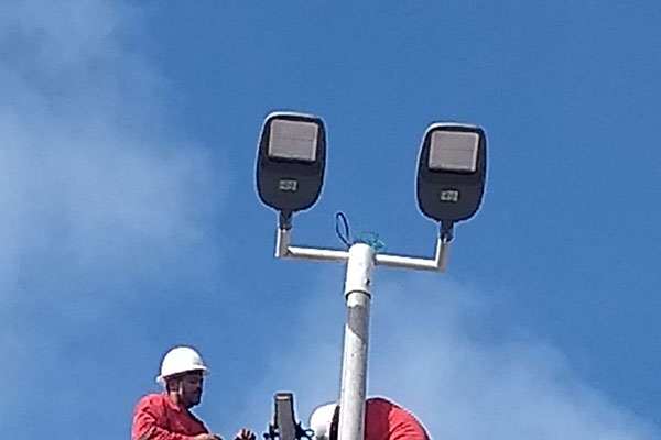 Progetto di illuminazione stradale a LED in Brasile