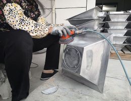 corpo del proiettore in alluminio